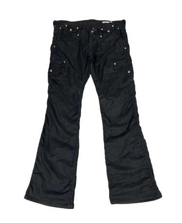 パンツ Japanese Label semanticdesign flarepants SEMANTIC DESIGN FLARE PANELLED DISTRESSED JEANS | Barhaine