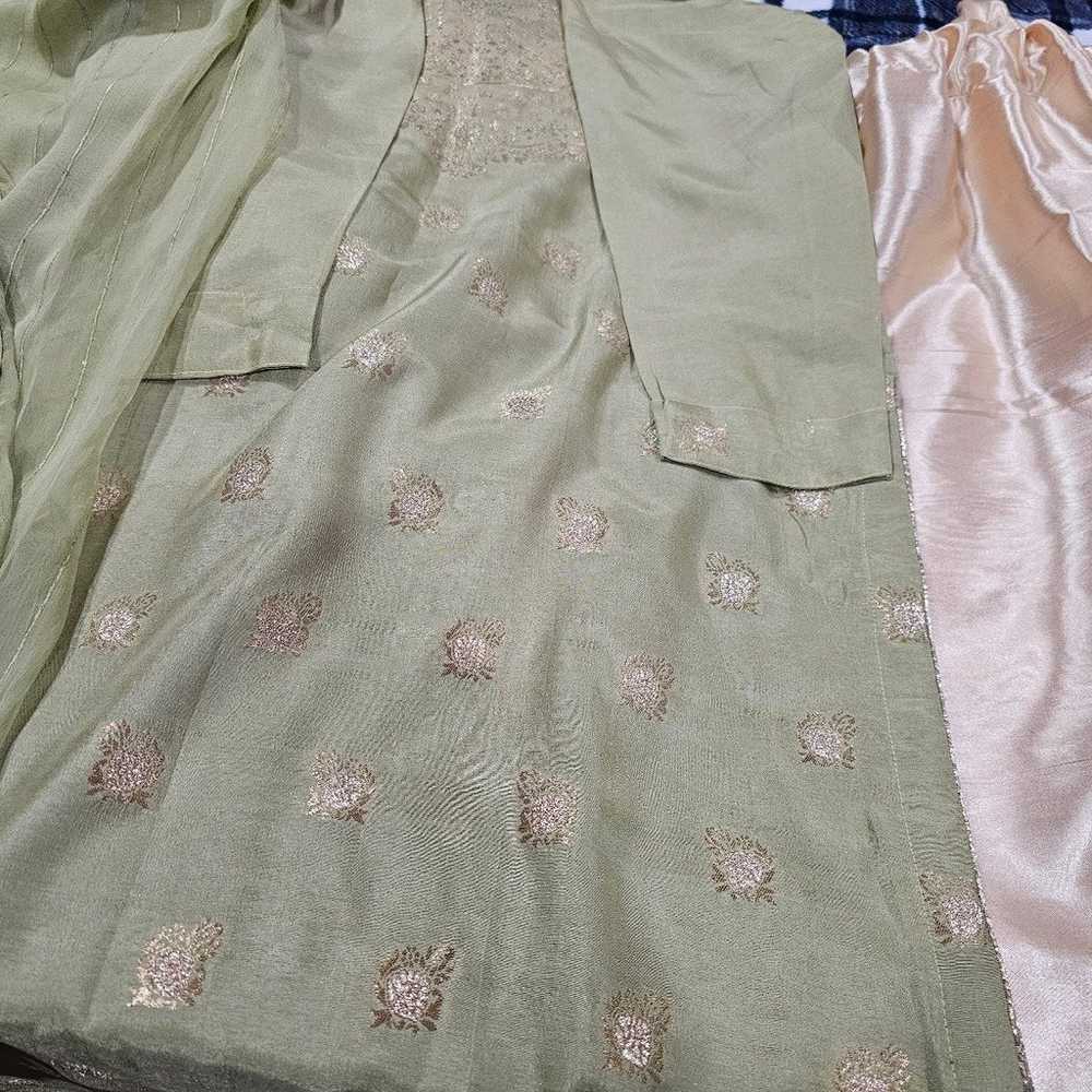 Indian pakistani tradition designer shalwar kameez - image 2