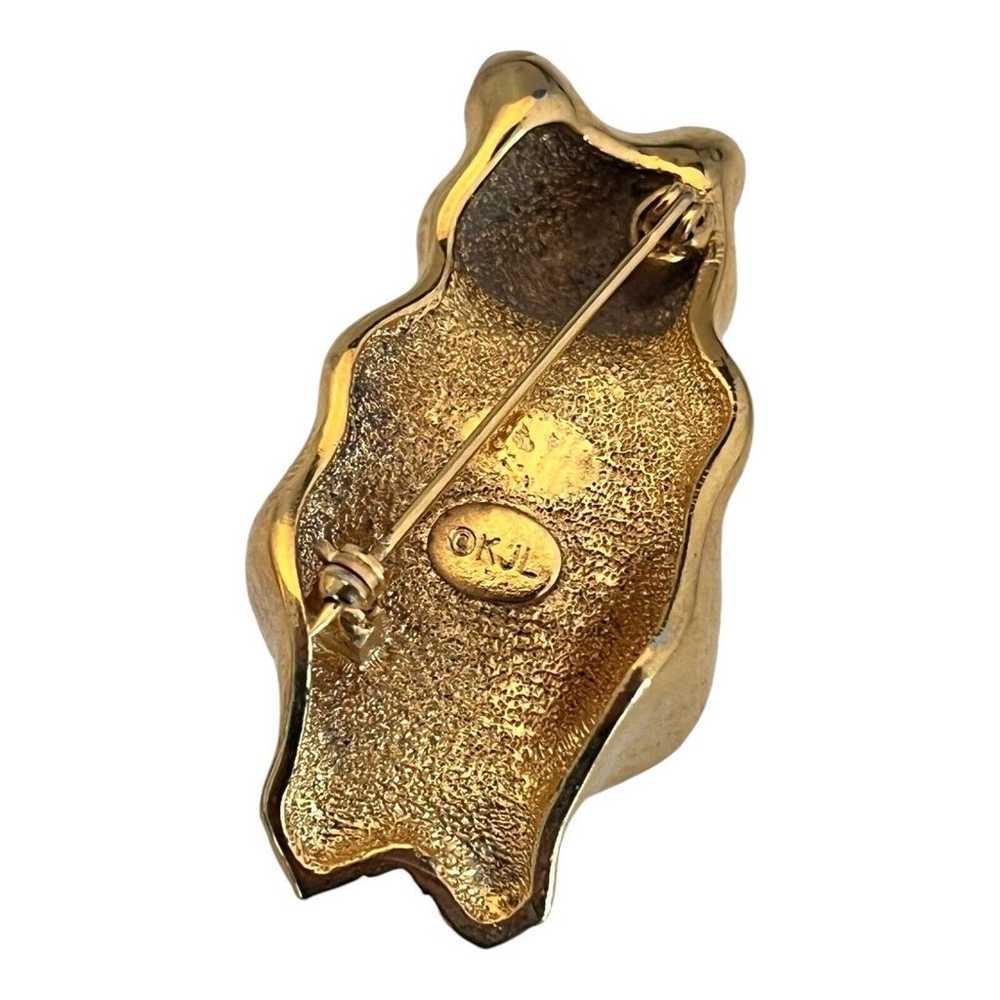 Vintage Kenneth J Lane Pin Frog Simulated Pearl B… - image 5