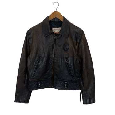 Vintage chevignon leather jacket - Gem
