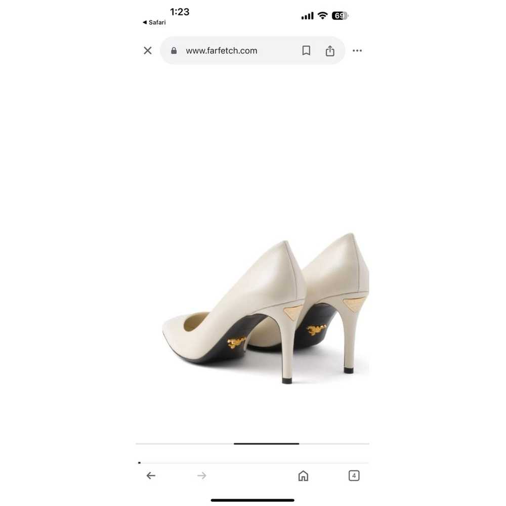 Prada Leather heels - image 2