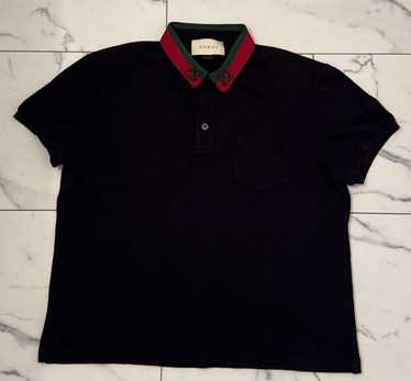 Mens gucci embroidered polo - Gem Mens gucci embroidered polo - Gem