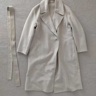 オーラリー ALPACA WOOL MELTON TRENCH COAT Auralee – Brushed Alpaca Wool Melton Trench Coat Dark Olive