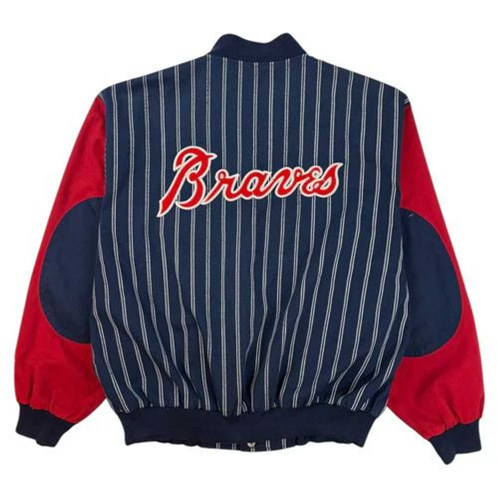 Starter Vintage Atlanta Braves Starter Pinstripe … - image 2