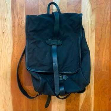 美品 FILSON TIN Cloth Back pack ワックス付 Filson Tin Cloth Backpack Black, backpack with style and