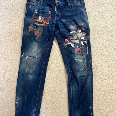 Dsquared2 Samurai skinny women jeans