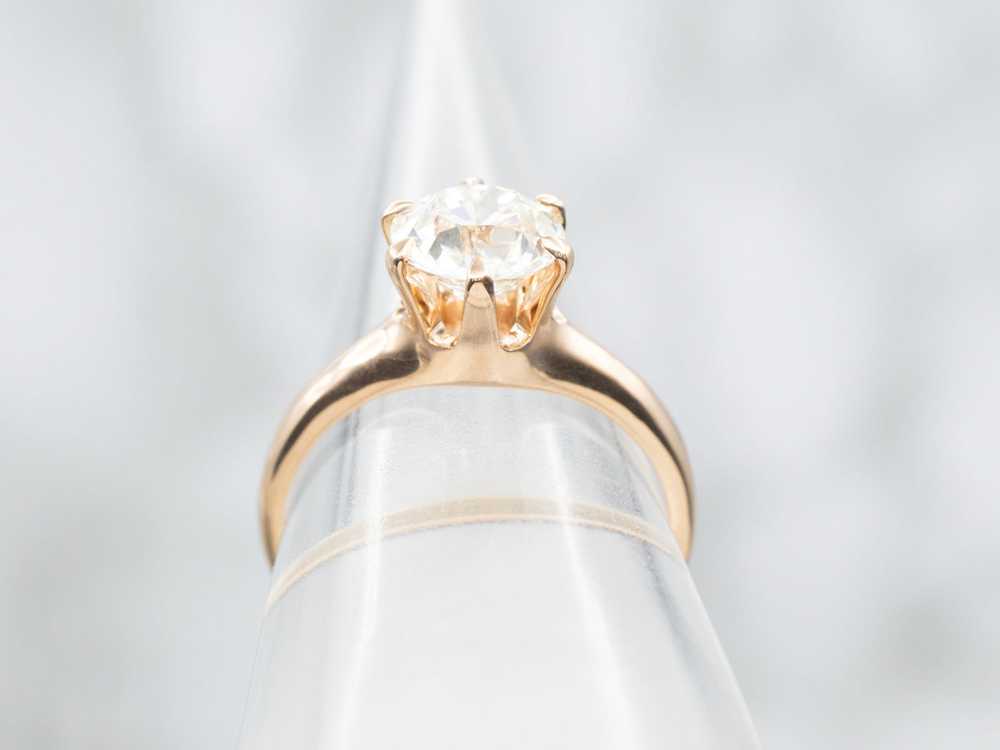 Antique GIA Certified Old European Cut Diamond En… - image 3