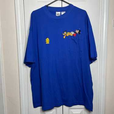 NEW The Disney Store VINTAGE Mickey Pluto Embroid… - image 1