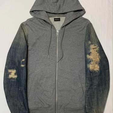 Mens diesel hoodie zip - Gem