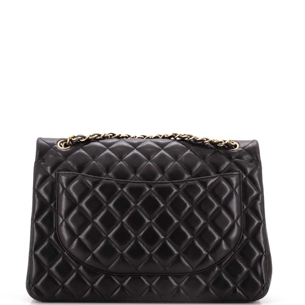 CHANEL Classic Double Flap Bag Quilted Lambskin M… - image 3