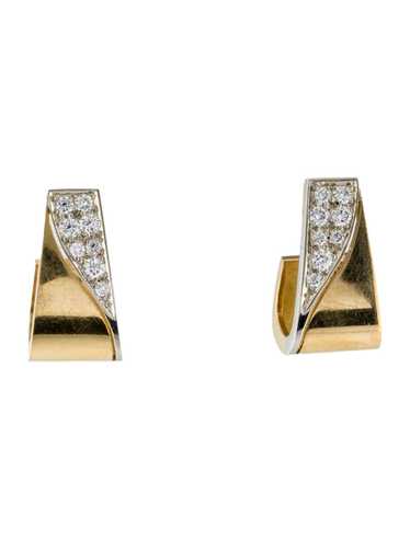 Earrings 18K White Gold & 18K Yellow Gold - image 1