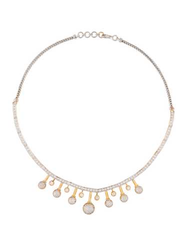 Necklace 22K White Gold & 22K Yellow Gold - image 1
