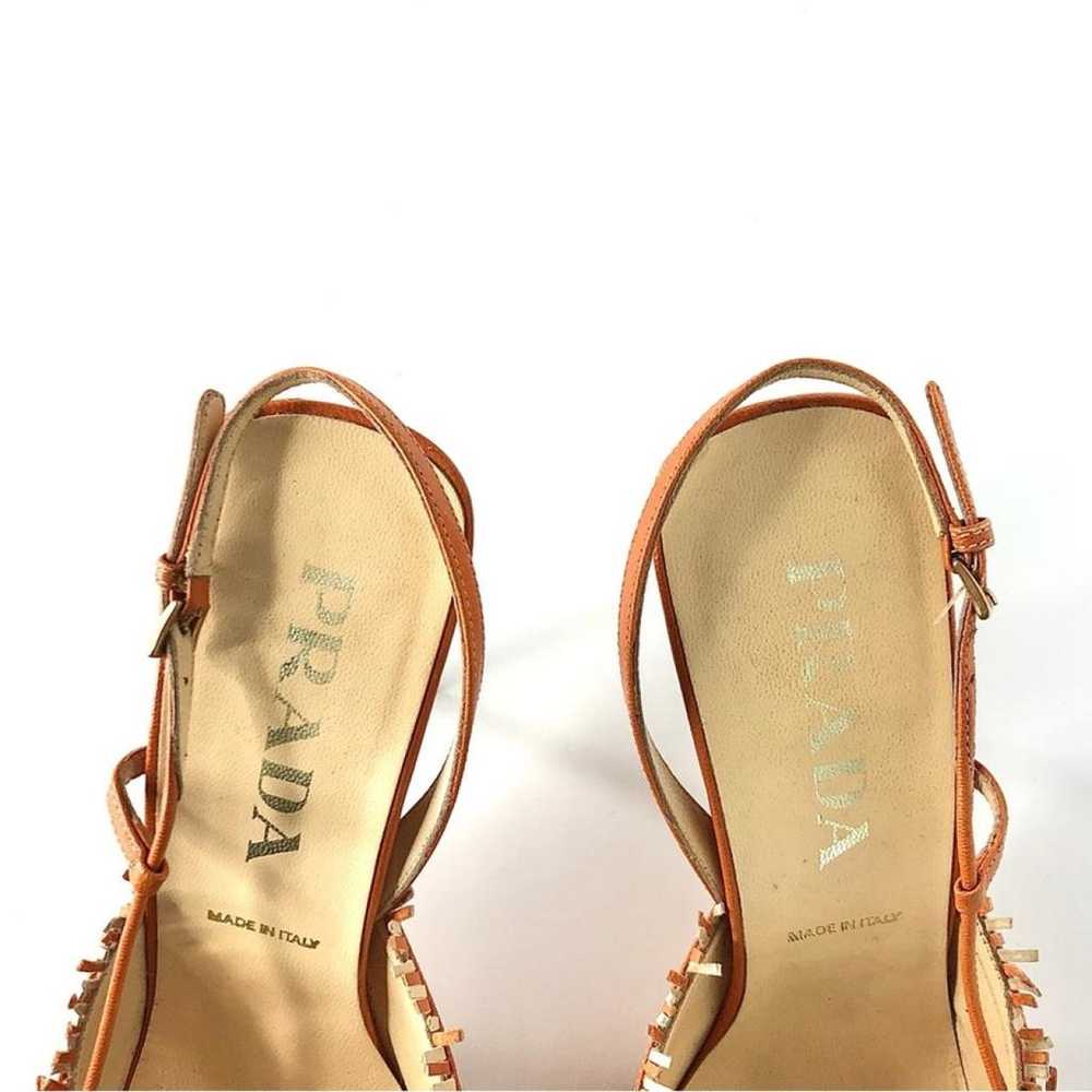 Prada Leather heels - image 3