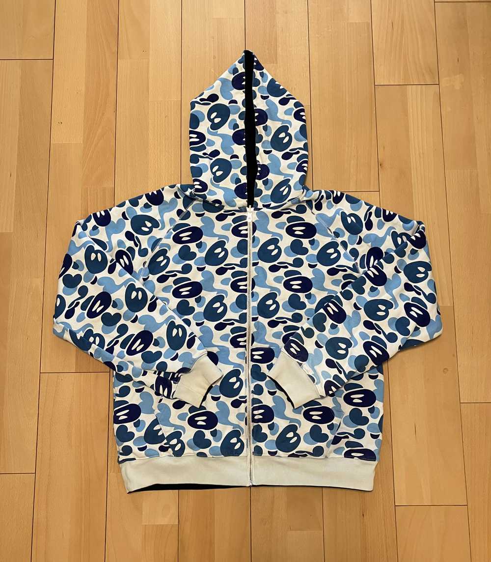 Bape Baby Milo Blue ABC Camo Reversible Hoodie - image 3