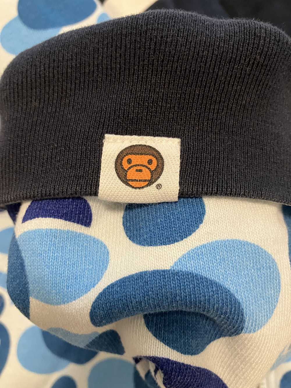 Bape Baby Milo Blue ABC Camo Reversible Hoodie - image 9