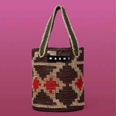 Marni market mini basket - Gem