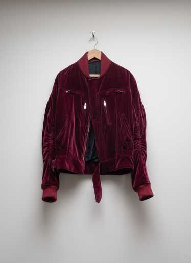 HAIDER ACKERMANN ベルベット ボンバー ジャケット Haider Ackermann - Haider Ackermann ベルベット ボンバー