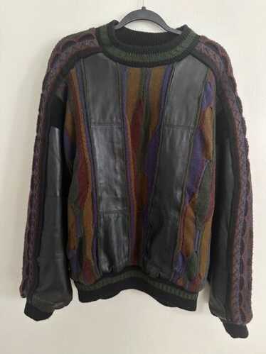 90s SAXONY Leather×3Dknit 90s SAXONY Leather×3Dknit