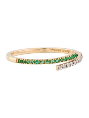 Jewelmak 18K Yellow Gold Featuring 0.08 Carat Rou… - image 1