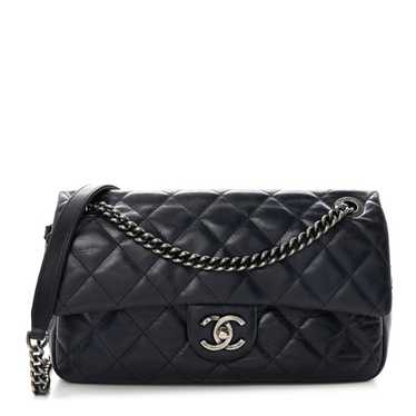 CHANEL Glazed Calfskin Quilted Medium Duo Color F… - image 1