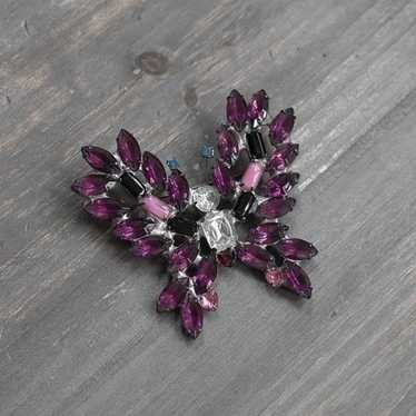 Vintage KJL Kenneth Jay Lane Butterfly Brooch Ext… - image 1