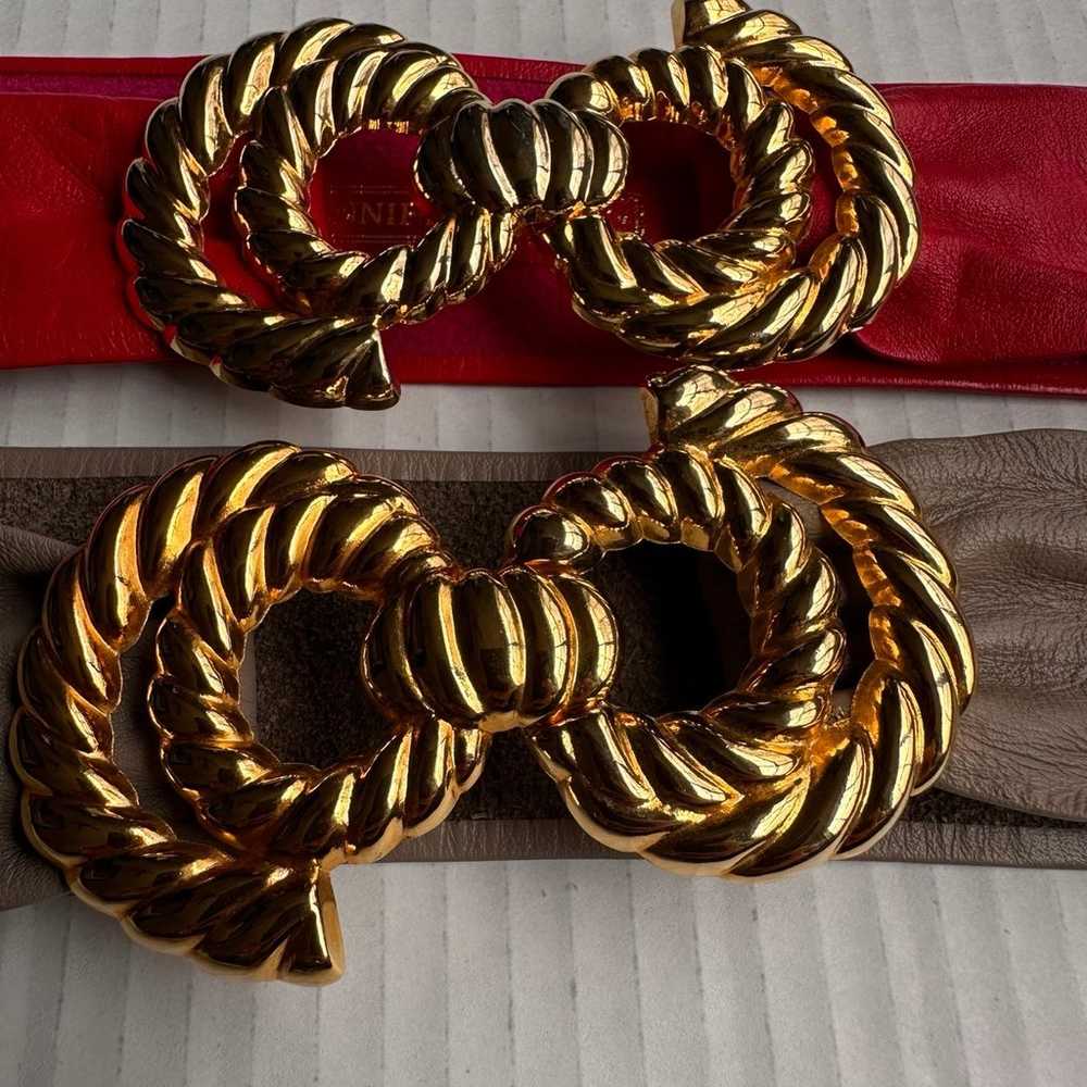 Vintage Leather Jennifer Moore Belts Size S/M