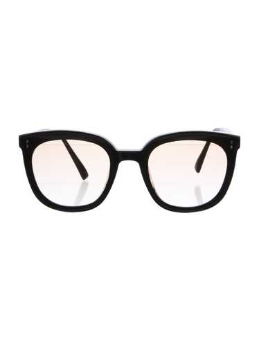 Gentle Monster Square Sunglasses Black Acetate Po… - image 1