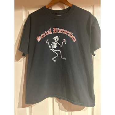 Vintage 1992 Social Distortion Punk Rock Band Long Sleeve T