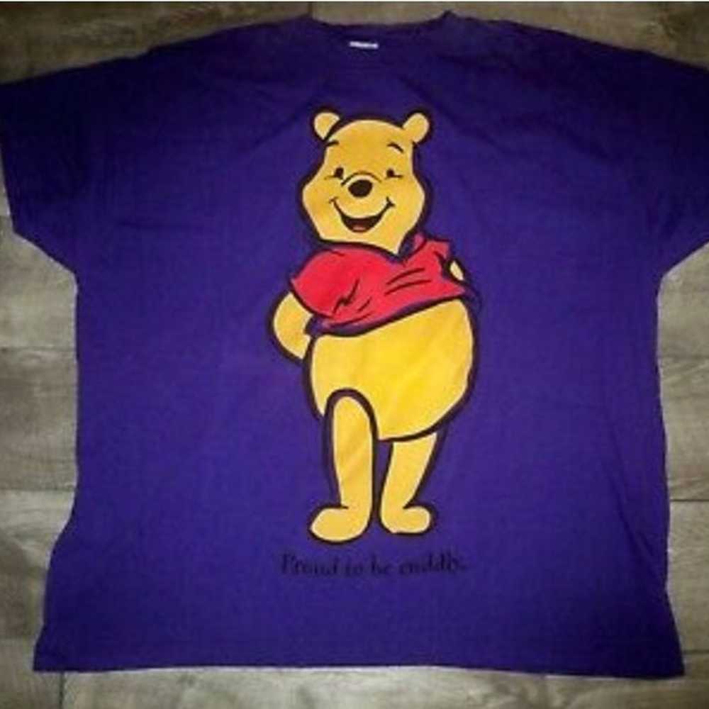 Vtg Winnie the Pooh Print Tshirt Tee XL - image 1
