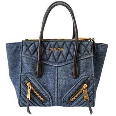 MIU MIU デニム メッセンジャーバッグ MIU MIU - miumiu デニムバッグの通販 by ぴめ｜ミュウミュウ