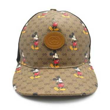 GUCCI×デズニーミッキーキャップ 中古・古着通販】GUCCI (グッチ) DISNEY (ディズニー) キャップ