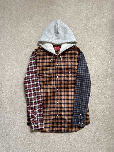 Supreme supreme hooded flannel - Gem Supreme supreme hooded flannel - Gem