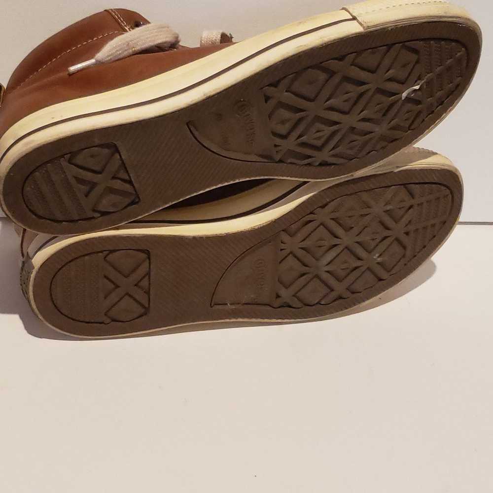 Vintage Converse All Star Leather Chuck Taylor Sh… - image 11