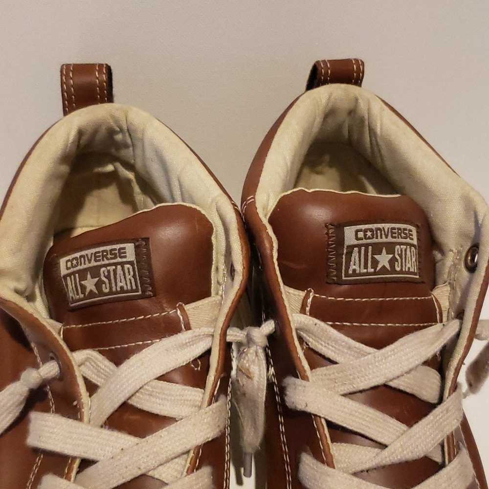 Vintage Converse All Star Leather Chuck Taylor Sh… - image 5