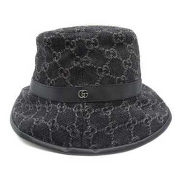 最終GUCCI /デニム /バケットハット/ Lサイズ/ユニセックス 最終GUCCI /デニム /バケットハット/ Lサイズ/ユニセックス