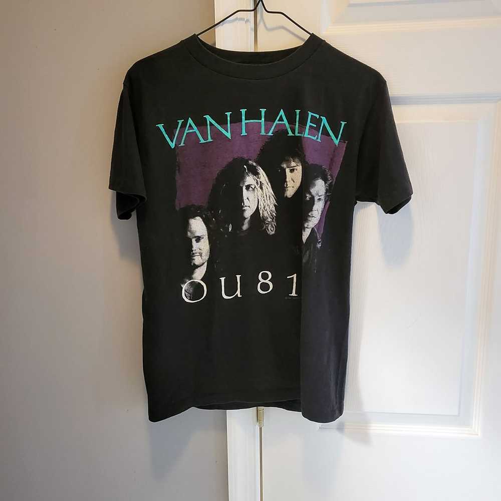 1988 Vintage Van Halen OU812 Concert T-Shirt - image 1