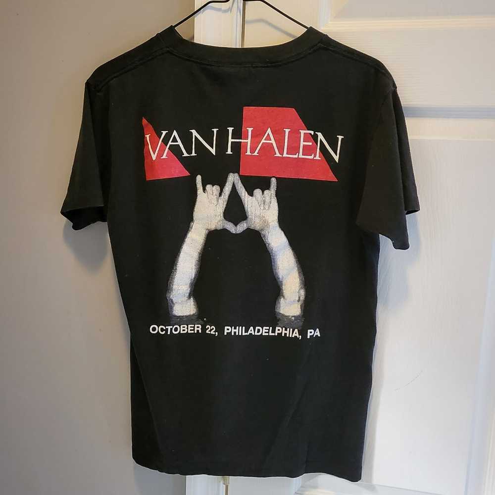 1988 Vintage Van Halen OU812 Concert T-Shirt - image 4