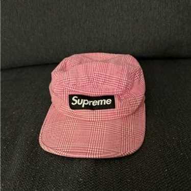帽子 [supreme] Houndstooth Wool Camp Cap Pink Buy Supreme Houndstooth Wool Camp Cap 'Pink' - FW23H102 PINK