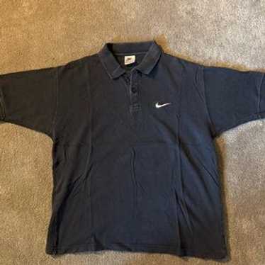【STONE 】2000s Unique Polo Shirt Stone Island Vintage 2000s Marina Cotton Polo Shirt - XL