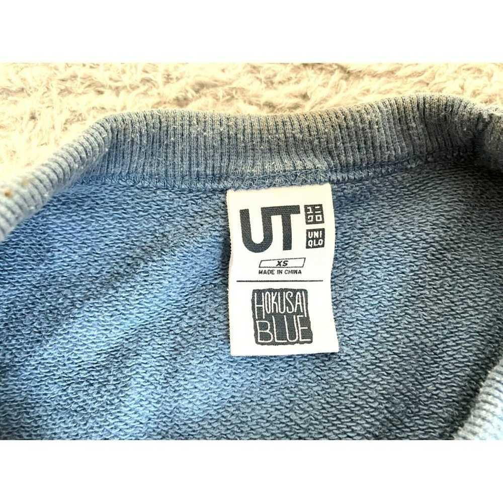 Uniqlo Hokusai Sweatshirt Adult Extra Small Blue … - image 3