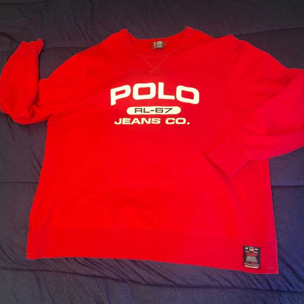 Vintage polo Ralph Lauren jeans co. Sweatshirt - image 1