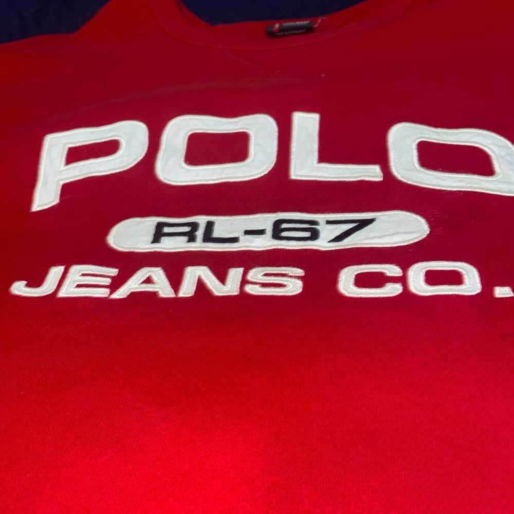 Vintage polo Ralph Lauren jeans co. Sweatshirt - image 4