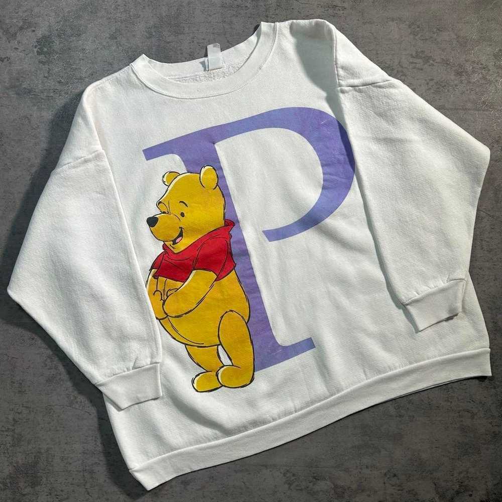 Pooh Sweatshirt Disney POOH Sweatshirt Drop Shoul… - image 12