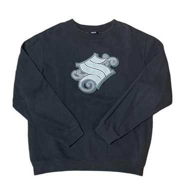 OLD STUSSY Old Stussy Sweatshirt Navy Tag 90s