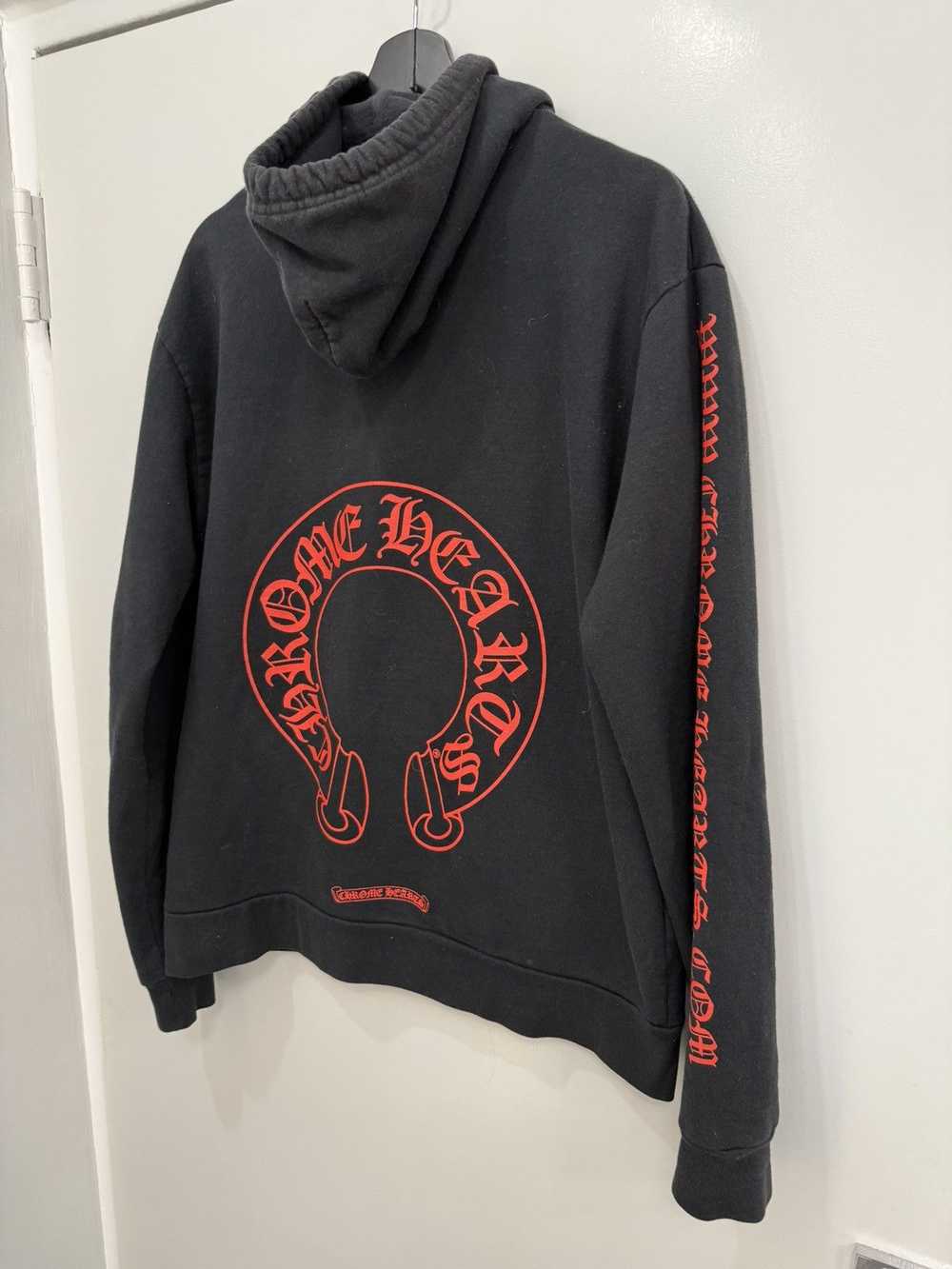 Chrome Hearts Chrome Heart Online Red Hoodie - image 6