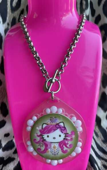 TARINA TARANTINO Hello Kitty pink head necklace Japan - Gem
