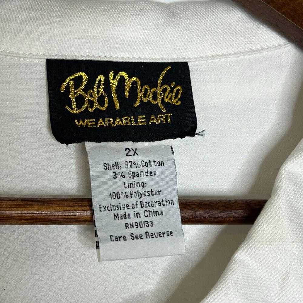 Bob Mackie Bob Mackie Wearable Art Embroidered Bu… - image 8
