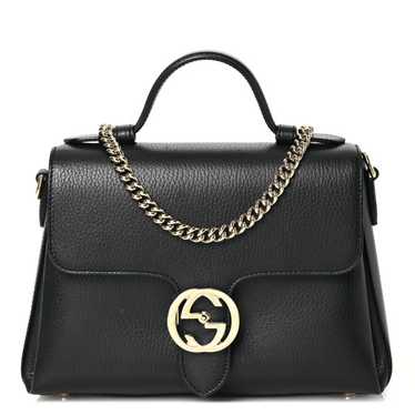 GUCCI Dollar Calfskin Interlocking G Top Handle S… - image 1