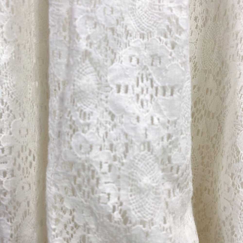 GU Lace Sleeveless Mini Dress S White with Lining - image 10