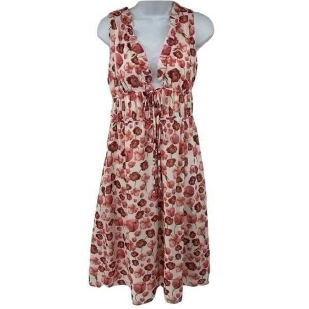 Samantha Sipos | Strawberry Floral Dress | Large - image 4